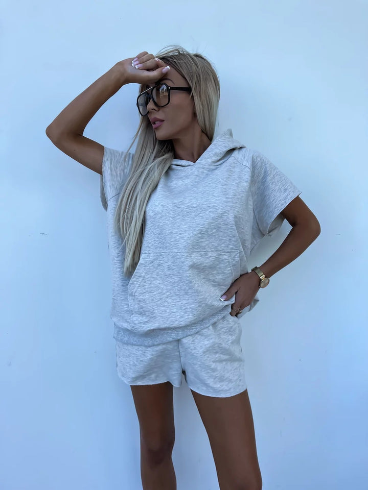 Damen bequeme Freizeitbekleidung Set Drune