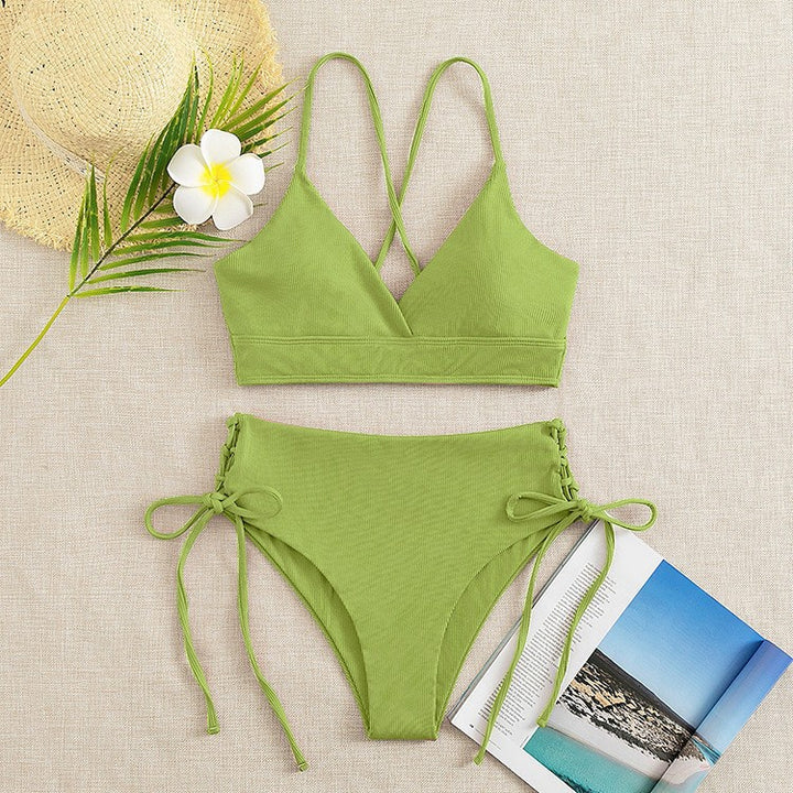 Damen Triangel-Bikini mit raffinierter Raffung Drune