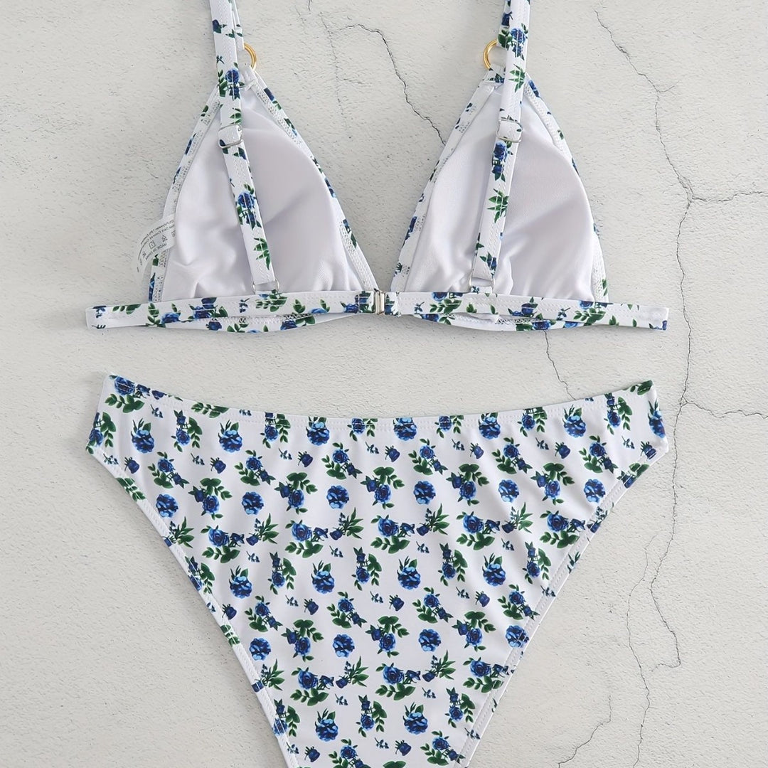 Damen Triangel-Bikini mit luxuriösen Details Drune