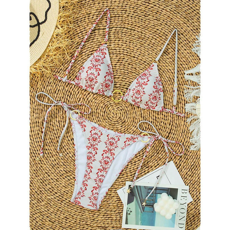 Damen Triangel-Bikini mit stylischem Ringdetail Drune