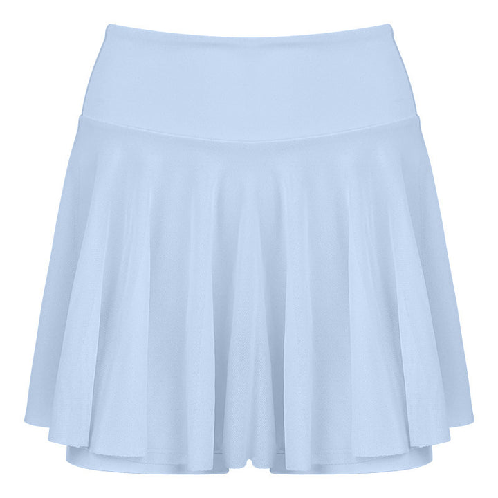 Damen Sportlicher Faltenrock mit hohem Bund und elastischem Material Drune
