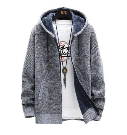 Herren bequeme und stylische Kapuzenjacke Drune