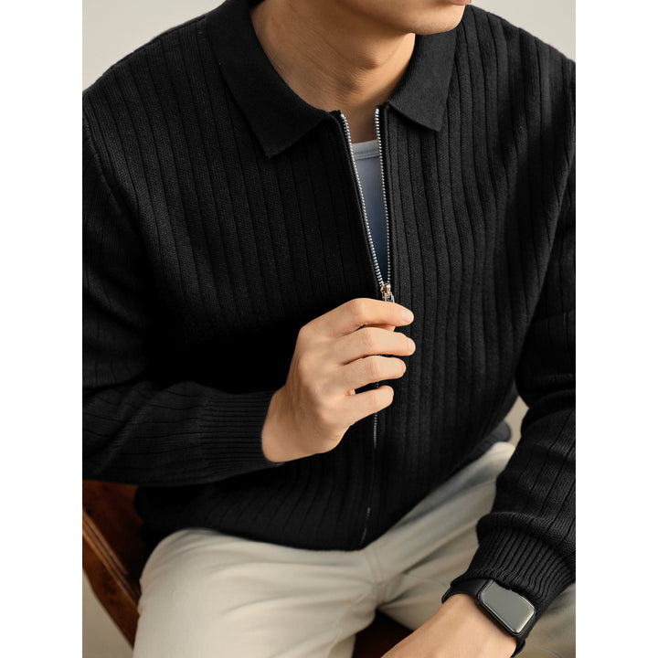 Herren Modischer Cardigan mit Knopfleiste Drune