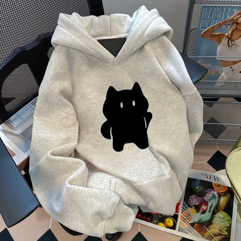 Damen Kapuzenpullover mit stylischem Tiermotiv Drune