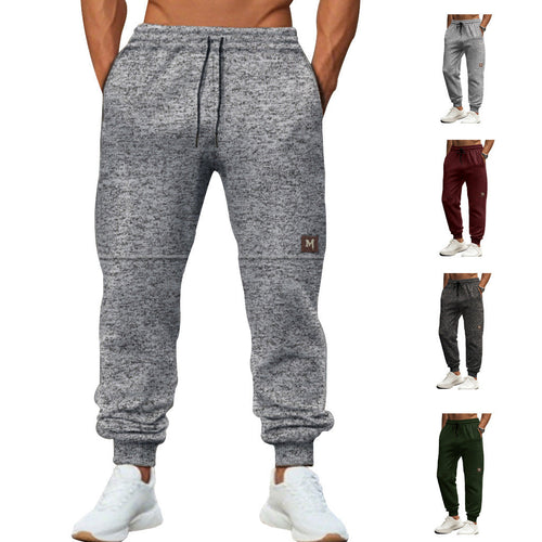 Herren moderne Jogginghose mit elastischem Bund und seitlichen Taschen Drune