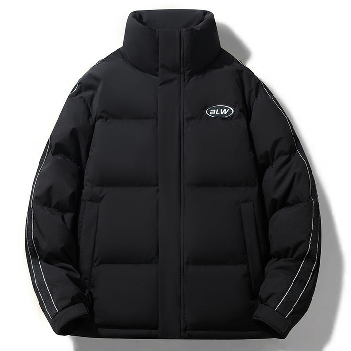 Herren Winterpufferjacke mit hohem Kragen Drune