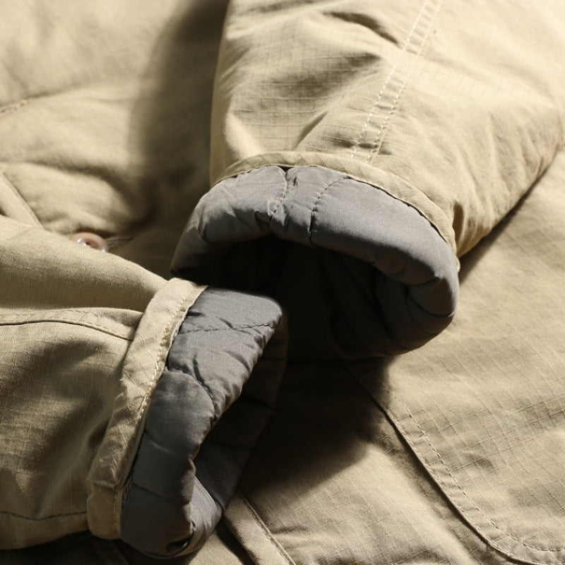 Herren gesteppte Freizeitjacke mit praktischem Kragen und innovativen Innenfutter Drune