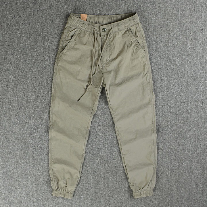 Herren Cargohose im Camouflage-Utility-Stil mit geradem Bein und robustem Canvas Drune