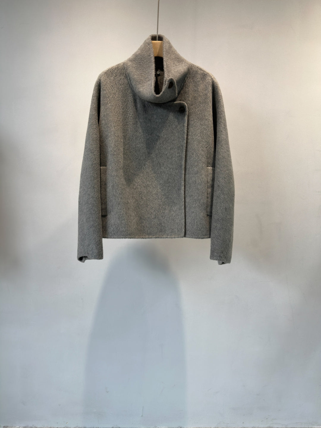 Damen Gemütlicher Oversized Mock Neck Pullover Drune