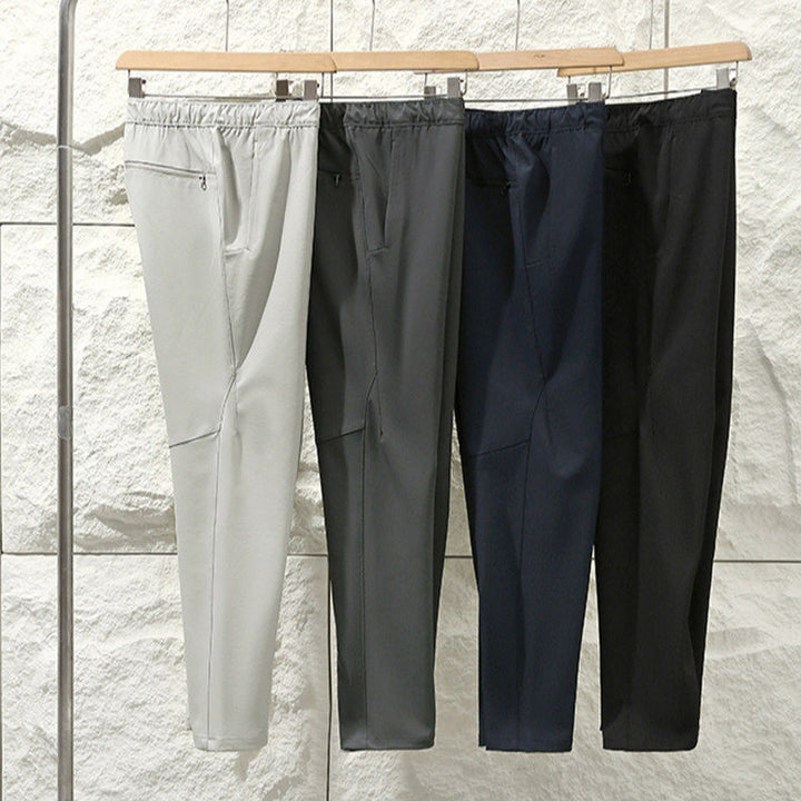 Herren Bequeme Relaxed-Fit Freizeithose Drune