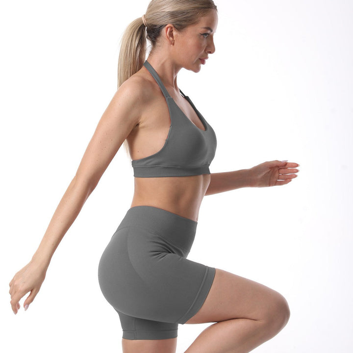 Damen Sport-BH und Shorts Set Drune