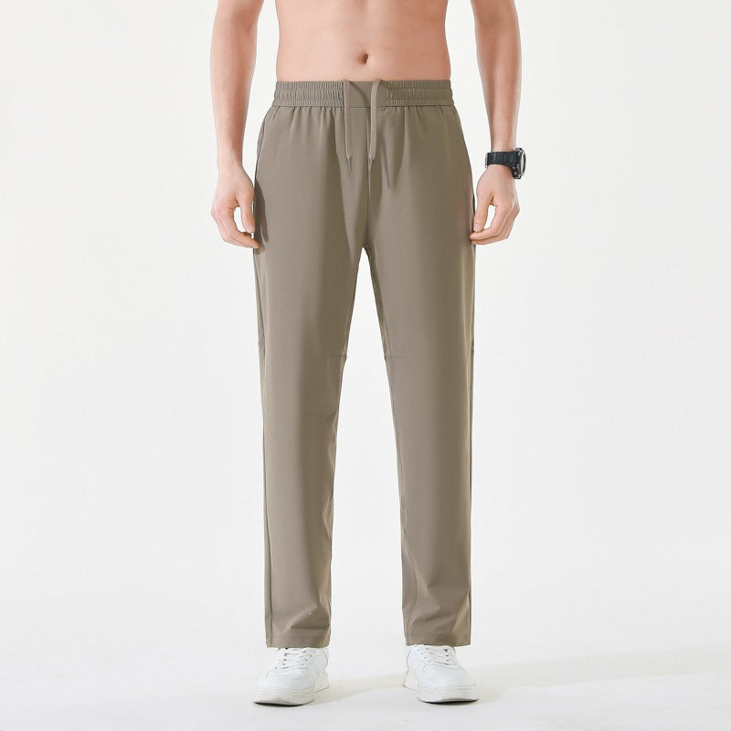 Herren Relaxed-Performance-Freizeithose mit elastischem Tunnelzug, schnell trocknendem Stretch & geradem Bein Drune