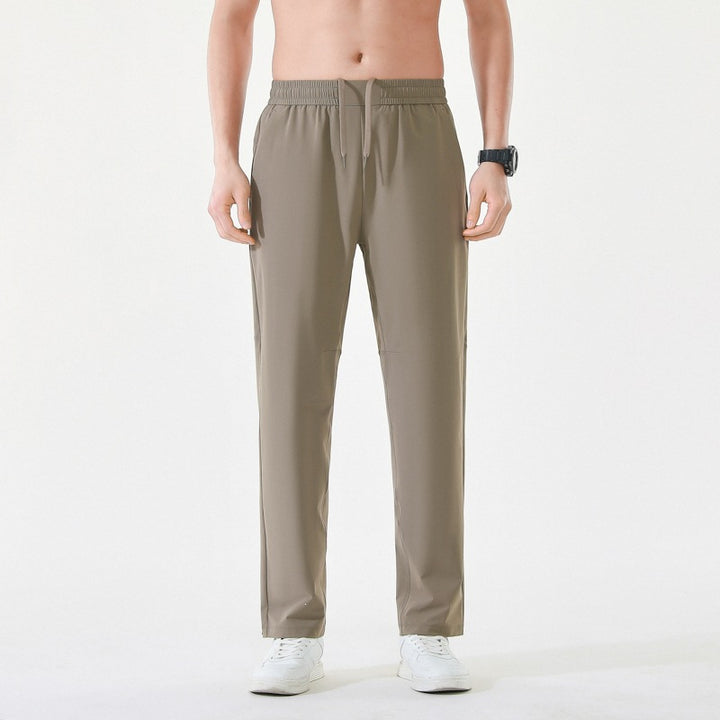 Herren Relaxed-Performance-Freizeithose mit elastischem Tunnelzug, schnell trocknendem Stretch & geradem Bein Drune