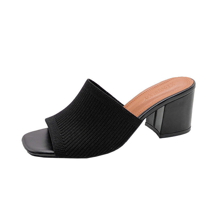 Damen Absatzschuhe mit komfortablem Strickdesign Drune