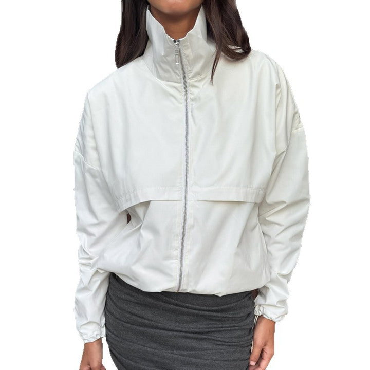 Damen Sportliche Übergangsjacke mit hohem Kragen und weitem Schnitt Drune