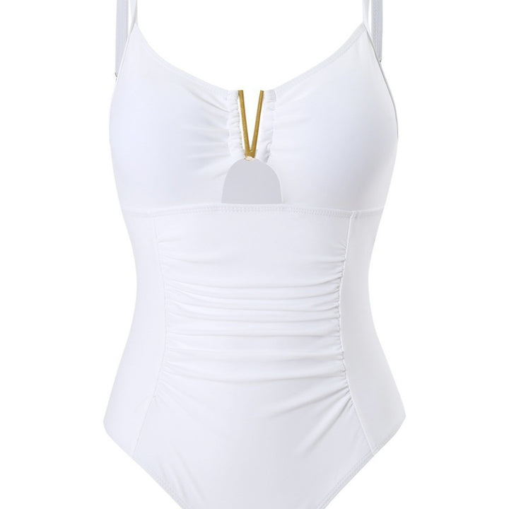 Damen Schwimmanzug mit Raffungen und elegantem Dekor Drune