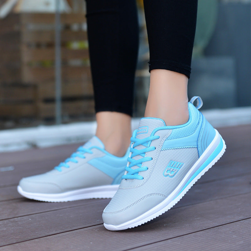 Damen Leichter Freizeit- und Walkingsneaker mit atmungsaktivem Obermaterial und ergonomischer Komfortsohle Drune