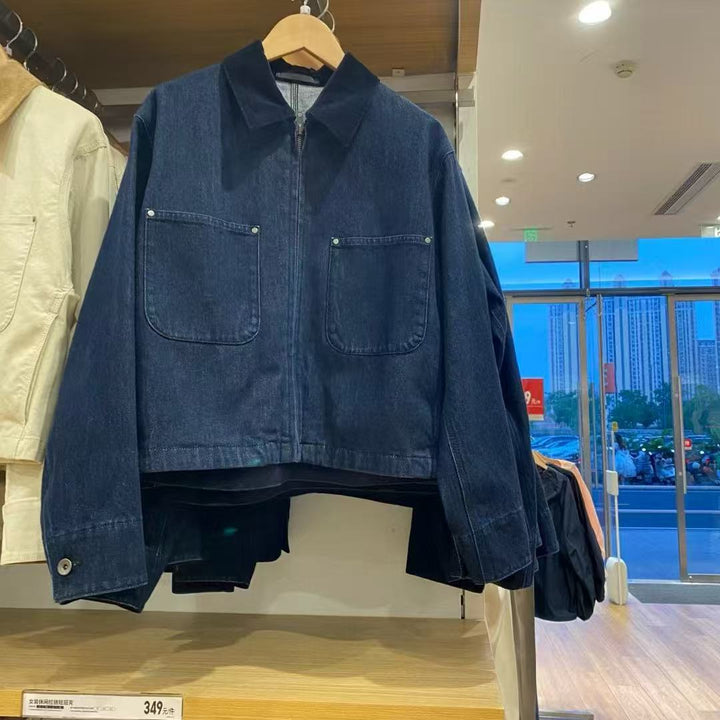 Damen Trendige Arbeitsjacke mit praktischen Brusttaschen Drune