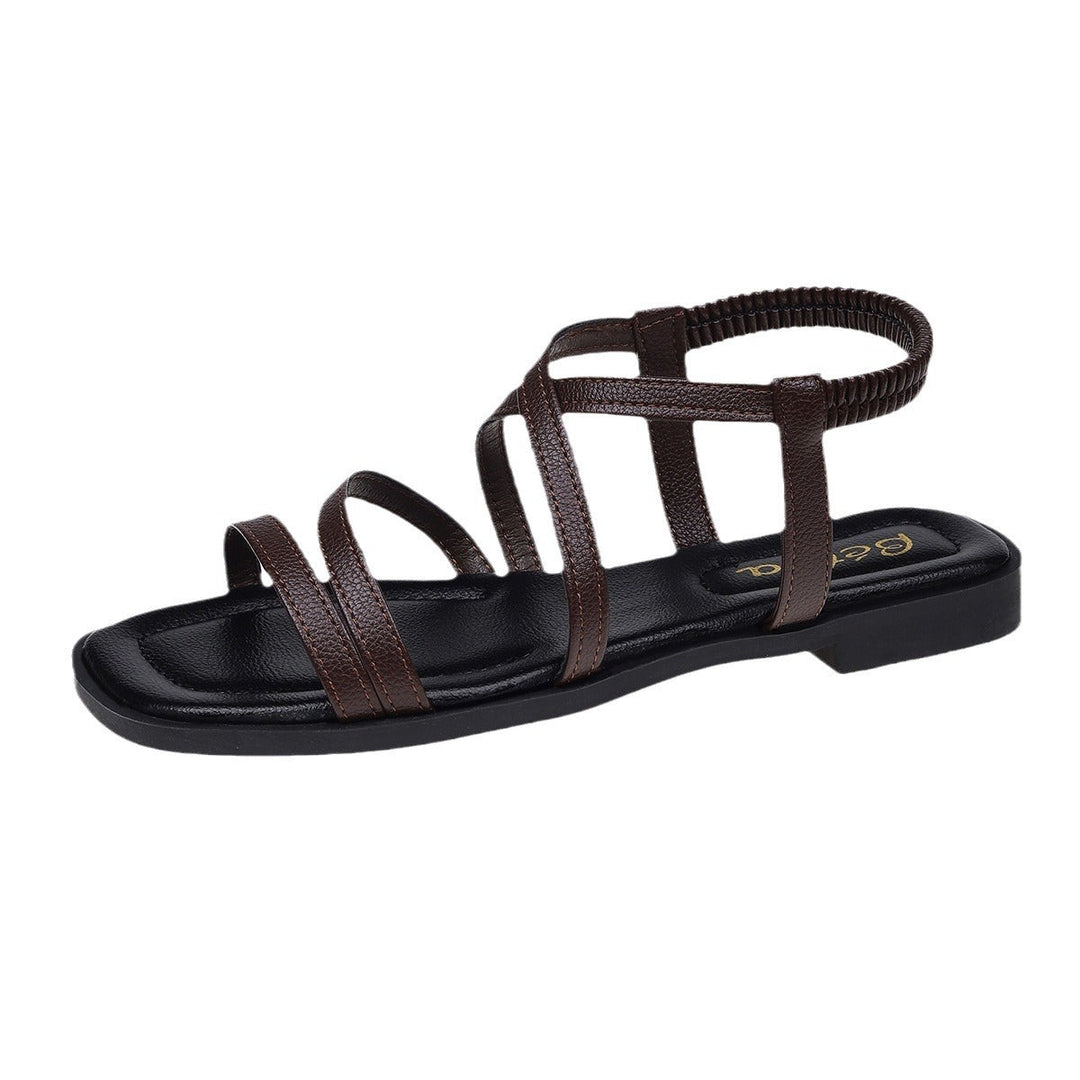 Damen Elegante Riemchen-Sandalen mit funkelnden Details Drune