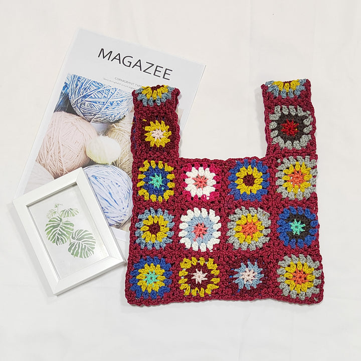 Damen handgefertigte Häkel-Tasche Drune