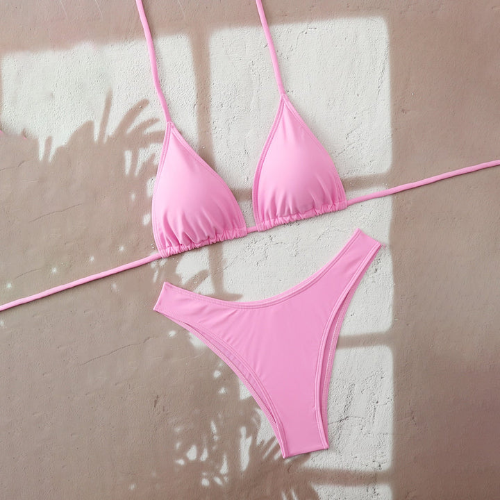 Damen Triangel-Bikini mit verstellbaren Bindebändern Drune