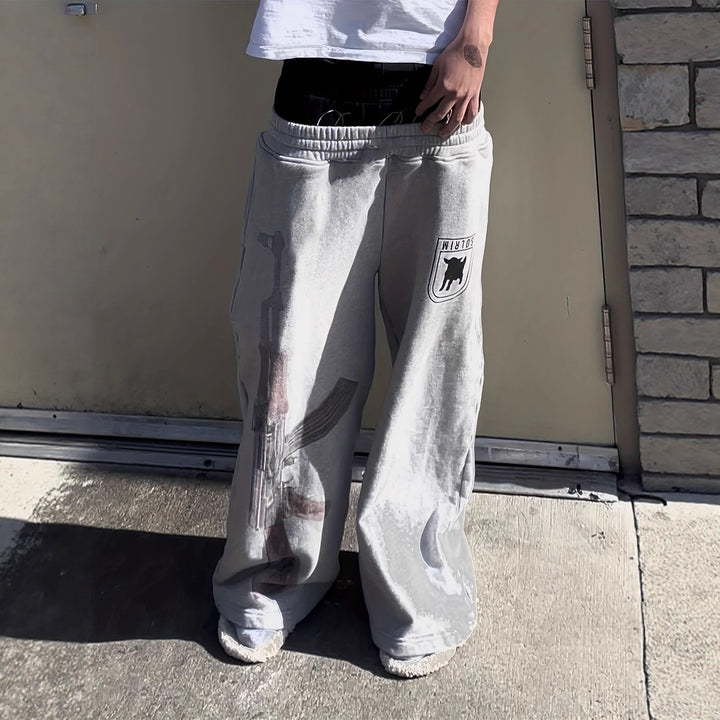 Herren Freizeithose mit einzigartigem Grafikdesign Drune