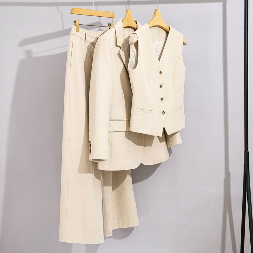 Damen Lang geschnittener Wollmix-Blazer mit Ein-Knopf-Verschluss und Pattentaschen Drune