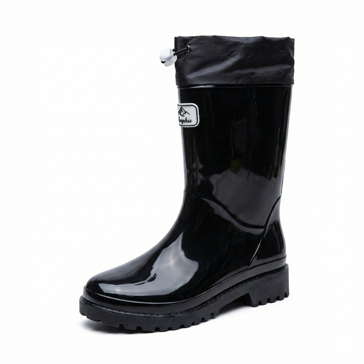 Damen Hochwertige und Stylische Gummistiefel mit Verstellbarem Schnürsystem Drune