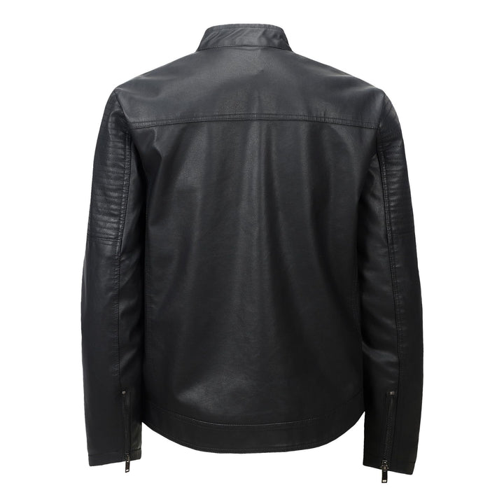 Herren Modische und hochwertige Lederjacke Drune