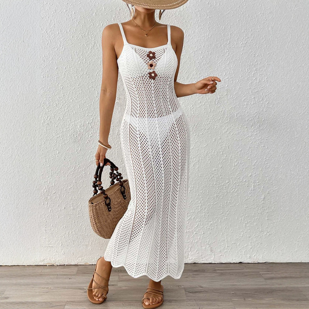 Damen transparenter Strandsarong mit elegantem Design Drune