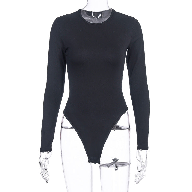 Damen Langarm-Bodysuit aus hautfreundlichem Stretchmaterial Drune