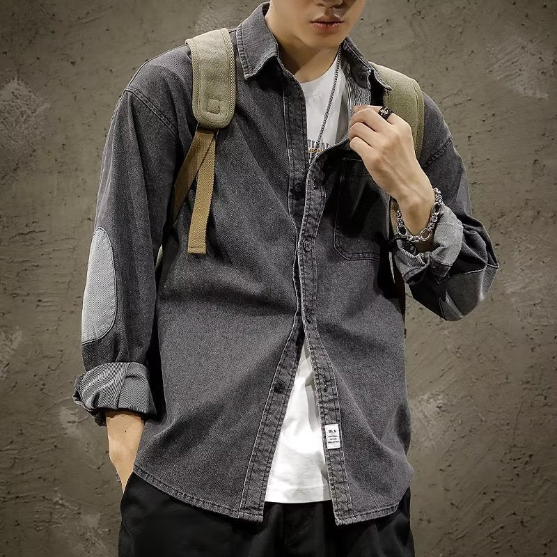 Herren Denimbluse Drune