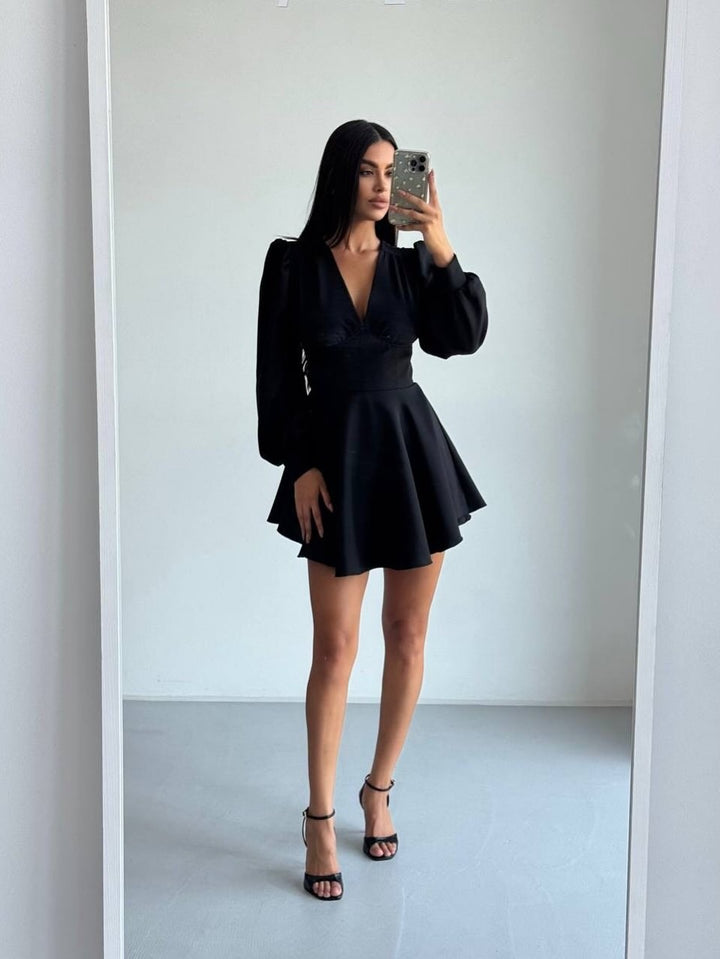 Damen elegante und fließende Sommerkleid Drune