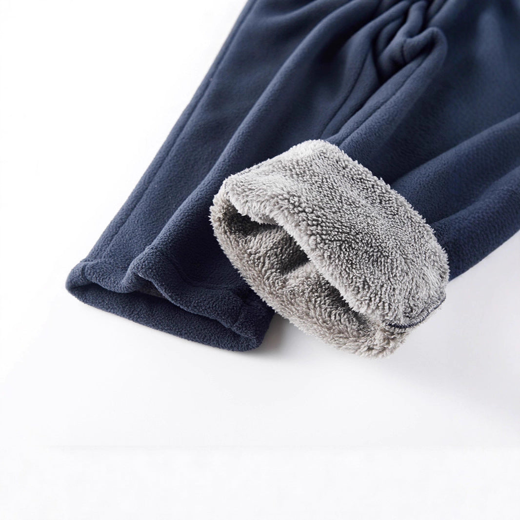Herren Thermo‑Fleecehose mit hochfloriger Sherpa‑Innenfütterung und Reißverschlusstaschen Drune