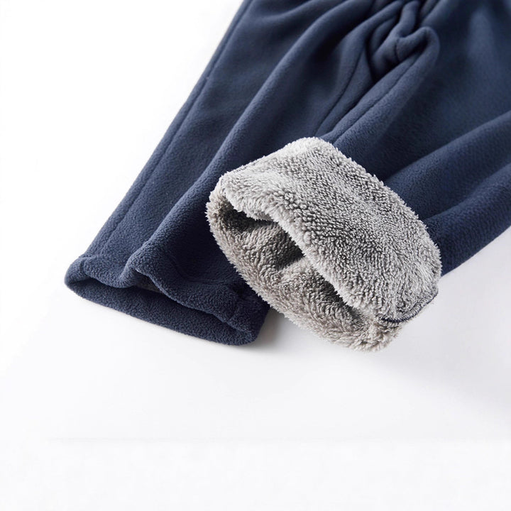 Herren Thermo‑Fleecehose mit hochfloriger Sherpa‑Innenfütterung und Reißverschlusstaschen Drune