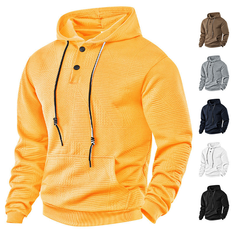 Herren Hoodie mit strukturiertem Design Drune