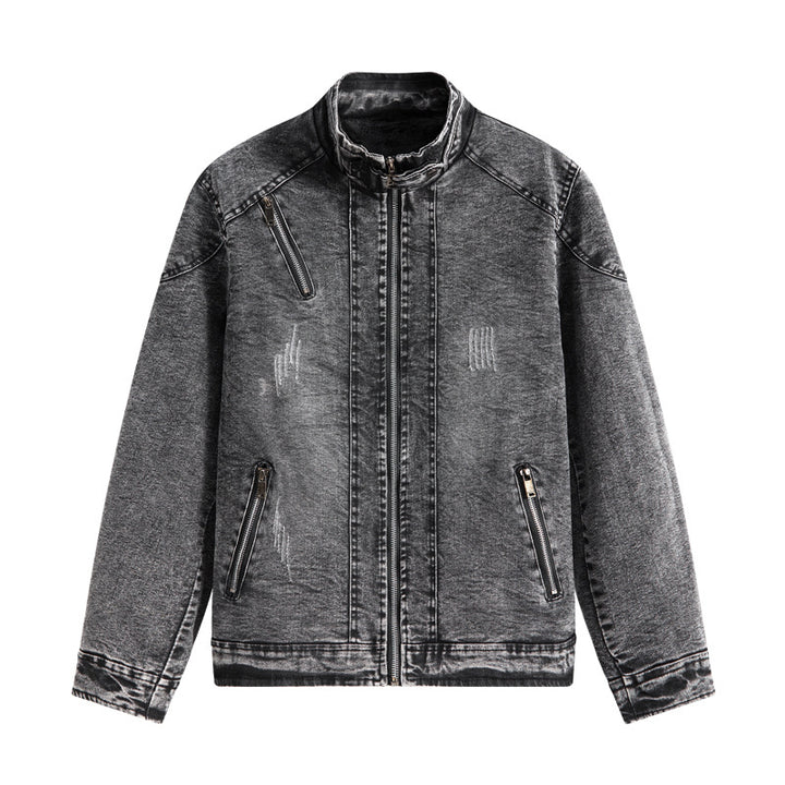 Herren Denimjacke mit Seitentaschen Drune