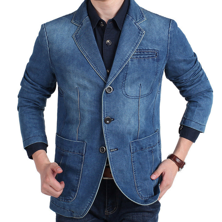 Herren Modische Jeansblazer Drune