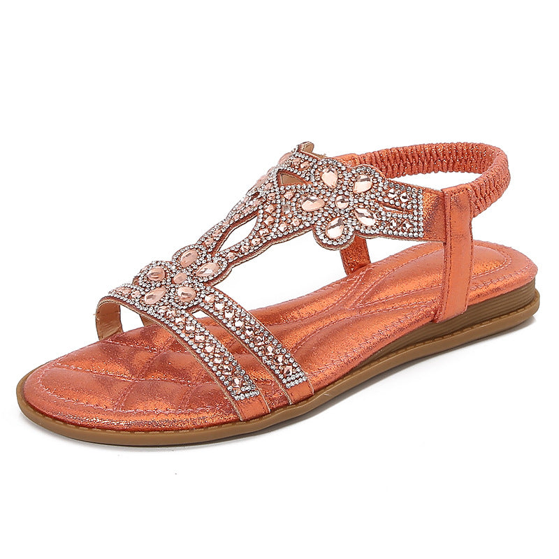 Damen Elegante Riemensandalen mit kunstvollen Details Drune