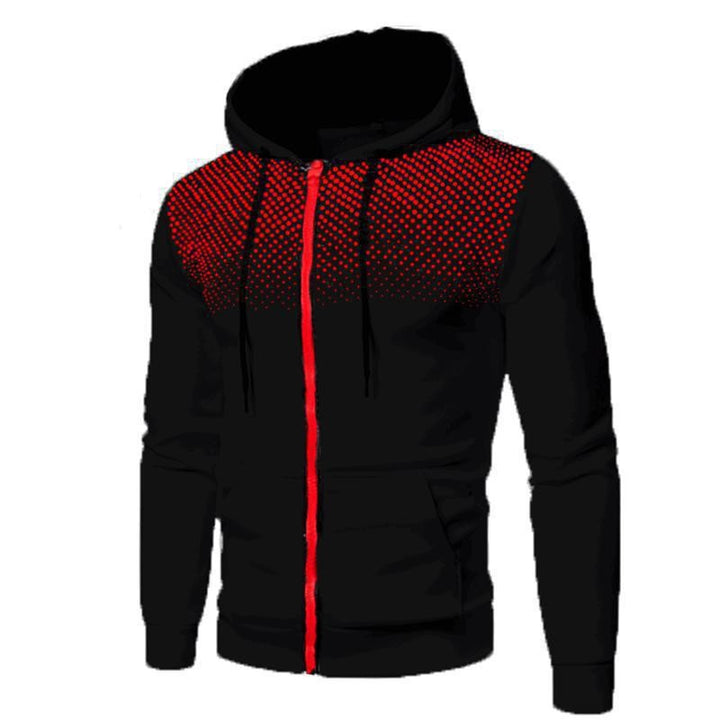 Herren Sportlicher Kapuzenpullover mit stylischem Grafikdesign Drune