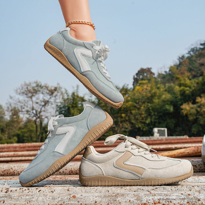 Damen Casual Sneakers aus hochwertigem Wildleder mit rutschfester Sohle Drune