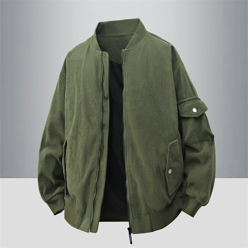 Herren Trendige Cordjacke Drune