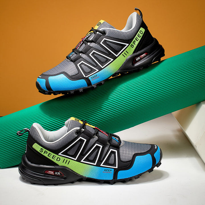 Herren nan robuster Trailrunning-Laufschuh mit stoßdämpfender EVA-Zwischensohle und griffiger Profillaufsohle Drune