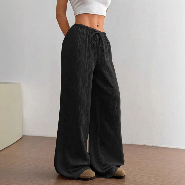 Damen Lockere Palazzo-Hose Drune