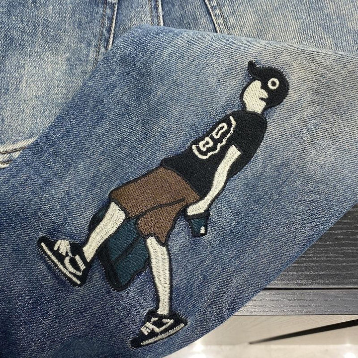 Unisex kreative und stylische Baggy-Jeans Drune