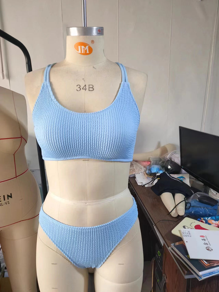 Damen Sport-Bikini mit hoch geschnittenem Höschen Drune