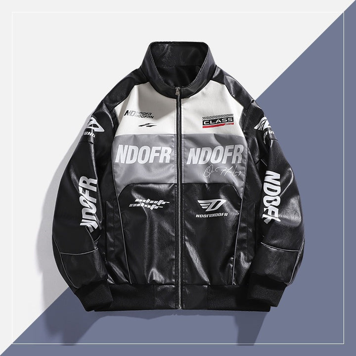 Herren Bikerjacke mit reflektierenden Details Drune