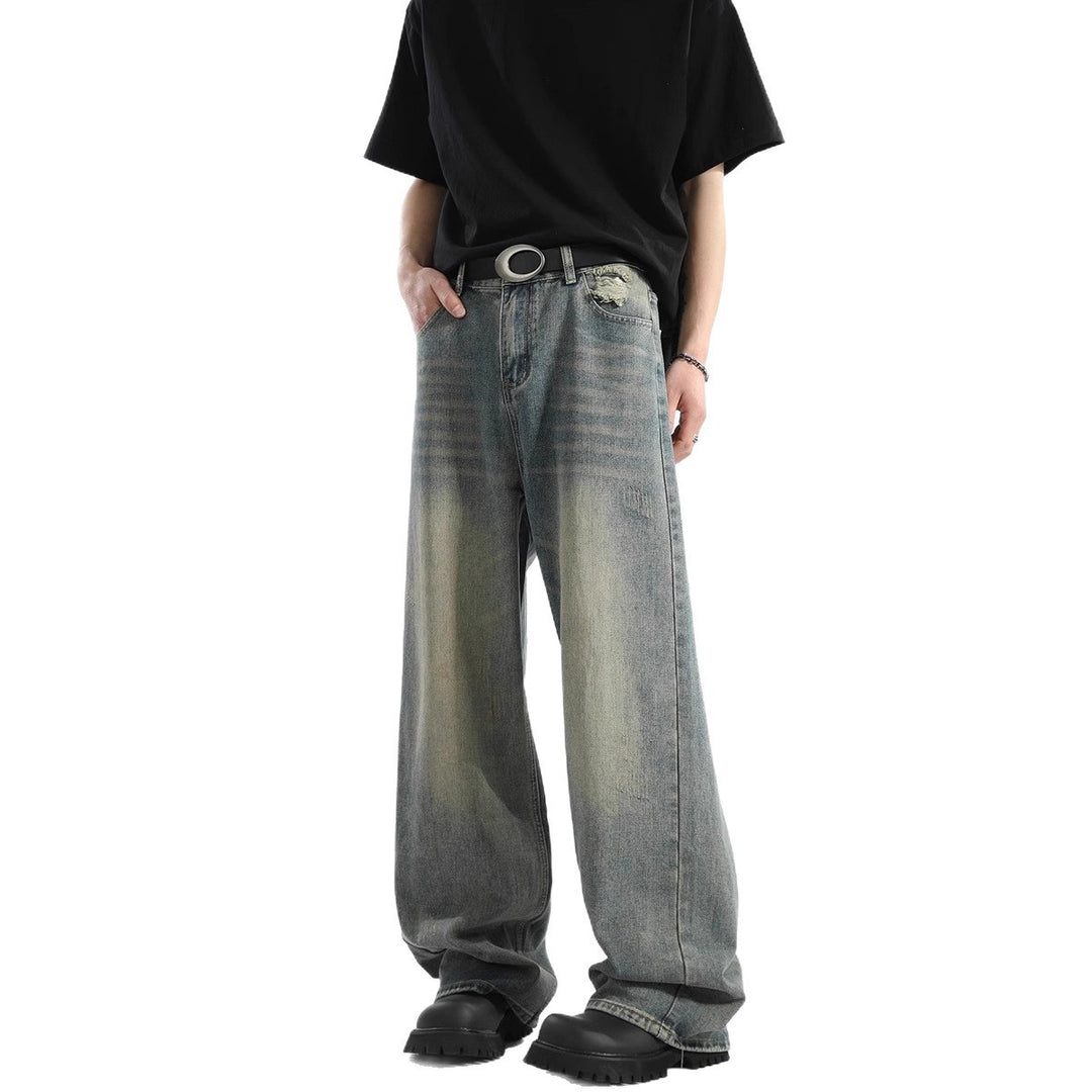 Damen Weit geschnittene lässige Jeans Drune