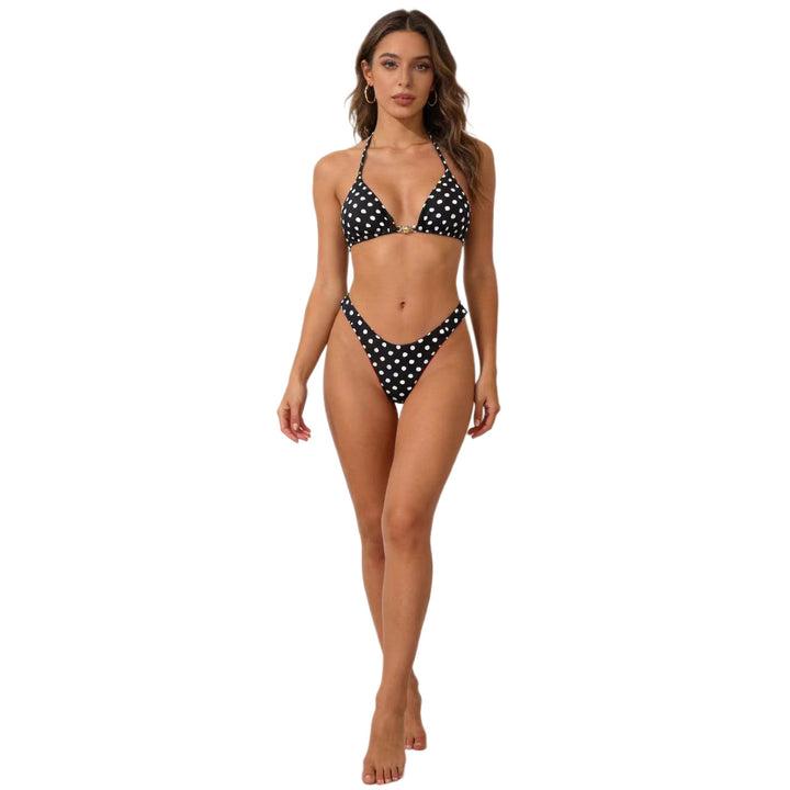 Damen Triangel-Bikini mit aufregendem Leo-Muster Drune
