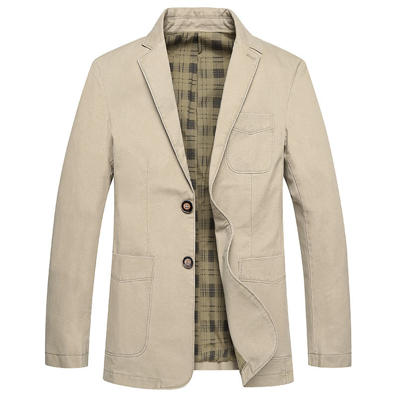 Herren Sakko im Field‑Stil aus Premium‑Canvas mit aufgesetzten Taschen Drune